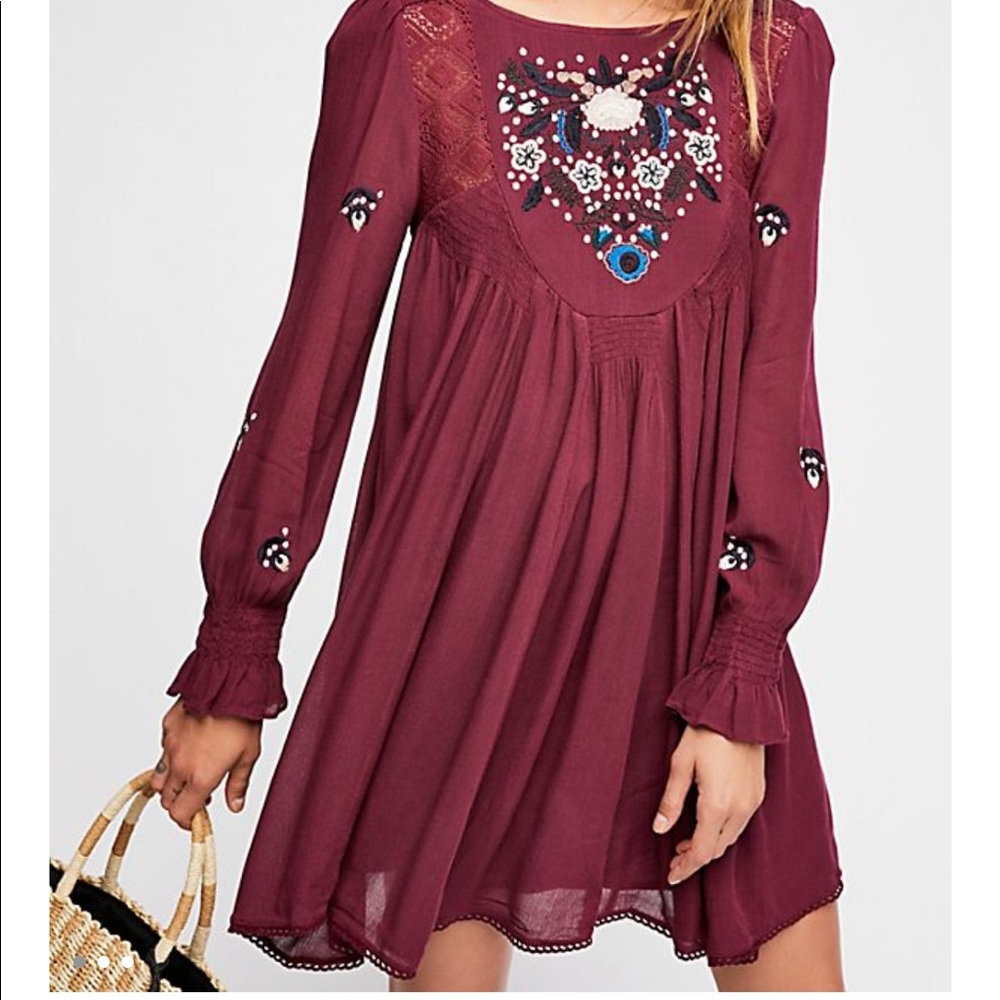 Free people Moya Embroidered Dress